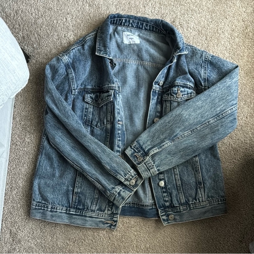 Denim boyfriend jacket